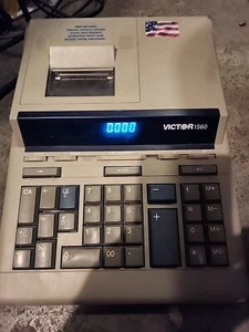 Victor 1560 12 Digit Heavy Duty Commercial Printing Calculator Loan Function - Picture 1 of 6