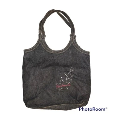 Polo jean co. Ralph Lauren women’s denim shoulder bag Three beaded stars  - Image 1 of 4