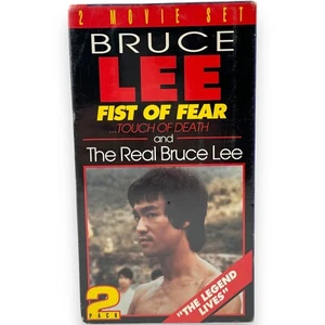 Bruce Lee 2 Movie Set Fist Of Fear Touch Of Death & The Real Bruce Lee VHS - Picture 1 of 6