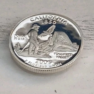 2005 - S camafeo PRUEBA 90% PLATA "California" ¡Cuarto de Washington!  - Imagen 1 de 5