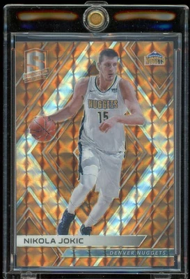 2017-18 Panini Spectra NIKOLA JOKIC Neon Orange Prizm #41 /5 - Image 1 of 2