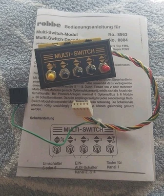 Robbe Multi Switch Module Terra Top Promars Supra 8879 Fits Decoder 8884 - Image 1 of 2