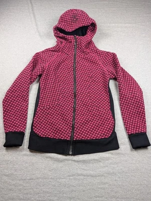 Chaqueta Lululemon Edición Especial Rara Para Mujer 4 Rosa Negra Sudadera con Capucha de Buceo Cremallera Completa Foto 1 de 4