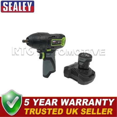 Sealey SV10.8 Series 3/8"Sq Drive Cordless Impact Wrench Kit 10.8V 2Ah CP108VCIW - Image 1 of 2