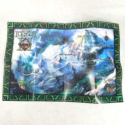 Forgotten Realms Icewind Dale 2 II Dungeons and Dragons - MAP ONLY - Image 1 of 4