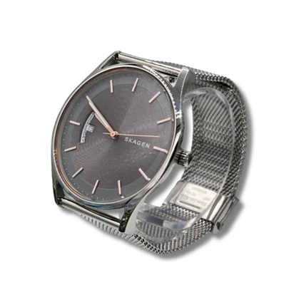 Skagen SKW6396 Holst Gray Dial Stainless Steel Watch NEW BATTERY From Japan - Image 1 of 4