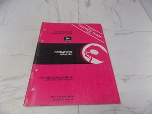 John Deere 335 Wing-Fold Power-Flex Manuale Operatore Disco OM-A42521 1984 - Foto 1 di 2