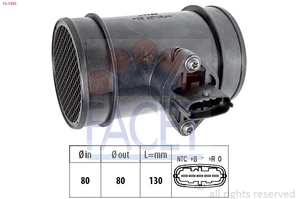 FACET Débitmètre D'Air Pour Alfa Romeo Spider 3.0 V6 156 2.5 3.2 Lancia Thesis - Photo 1/1