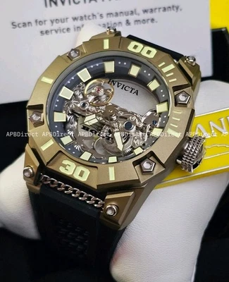 Invicta - PERNO - Puente Lineal / Automático - Ghost Khaki Skeleton - Reloj Hombre  Foto 1 de 4