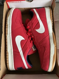 Nike Big Nike Low Lux Red White 854166-600 Shoes Men's Size 14 - Picture 1 of 5