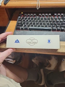 American Airlines Gift Pierre Cardin Fountain Calligraphy Pen Rare Vintage Blue - Picture 1 of 9