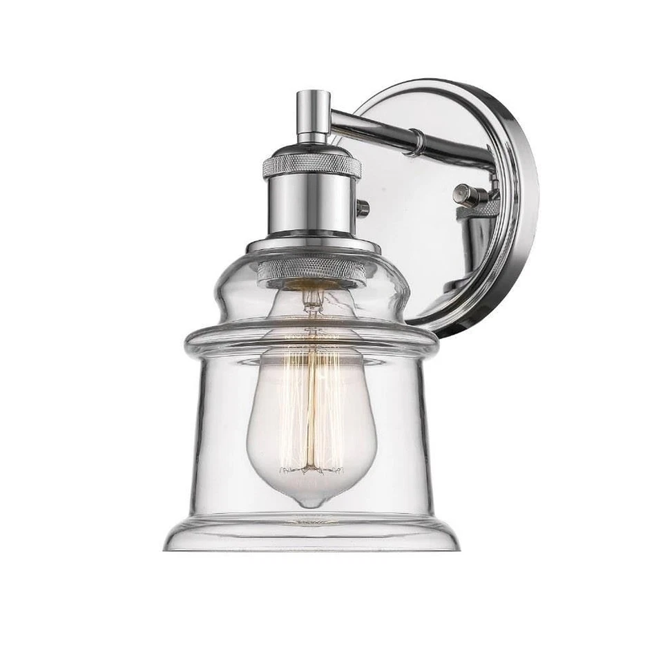 Millennium 2341-CH Transitional One Light Wall Sconce in Chrome Finish - Image 1 of 4