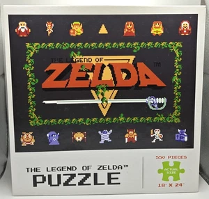 The Legend of Zelda Puzzle 550 Pezzi 18 X 24 Nintendo Classic Nuovo Scatola Aperta - Foto 1 di 3