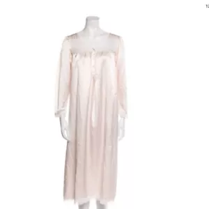 Camisón Christian Dior con Volantes Encaje Adorno Casa Rosa Nuevo - Imagen 1 de 3