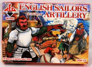 Red Box 1/72 English Sailors Artillery. - Bild 1 von 2