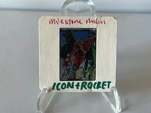 MILESTONE MEDIA COMICS IKONE & RAKETE SELTENE ZELLE ORIGINALDRUCK KUNSTNEGATIV - Bild 1 von 2