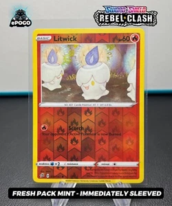 Litwick 031/192 Reverse Holo Pokemon TCG: Rebel Clash Karte MINT SHIPPING TODAY - Bild 1 von 2