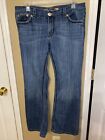 Seven7 Women Sz 18 Boot Cut Jeans Embroidered Pockets & Seams Stretch 31” Inseam