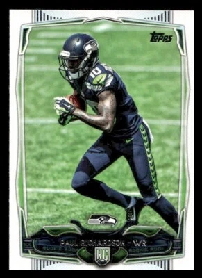 2014 Topps #401 Paul Richardson Rookie Seattle Seahawks - Image 1 of 2