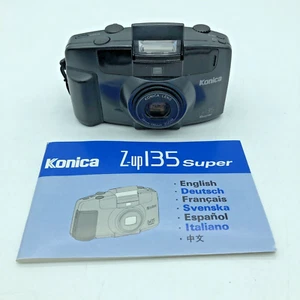 KONICA Z-UP 135 SUPER 38-135mm 35mm Film Zoom Point Shoot Camera PARTS or REPAIR - Picture 1 of 17