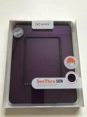 IPad 1st Gen Genuine Speck SeeTheu Satin Hard Case Purple BNIB - Image 1 of 2