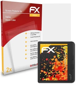 atFoliX 2x Film Protection d'écran pour Tolino Vision Color mat&antichoc - Photo 1/8