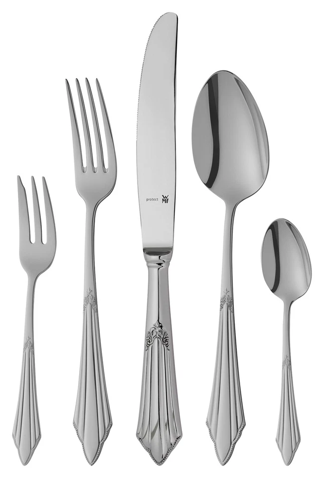 WMF Fächer 30-Teilig Besteck-Set für 6 Personen - Edelstahl (12.2491.6340)