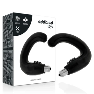 ADDICTED TOYS - MASSAGGIATORE ANALE NERO - Foto 1 di 5
