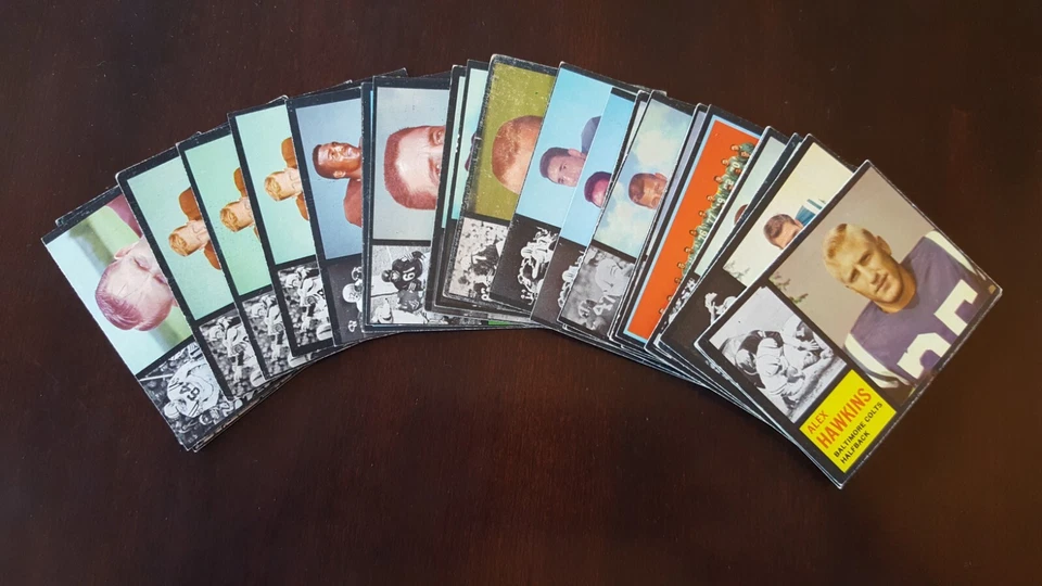 1962 topps football cards #100 and up, complete your set, Short prints - Image 1 of 1