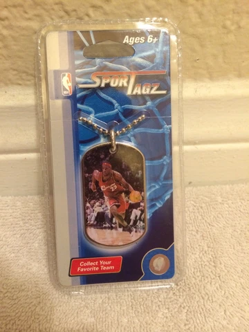 LeBron James 23 Sport Dogtag Chain Necklace Cleveland Cavaliers NBA Basketball Cover