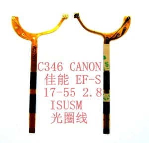Cable flexible FPC de apertura de lente de 2 piezas para Canon EF-S 17-55 mm f2,8 IS USM pieza de reparación - Imagen 1 de 1