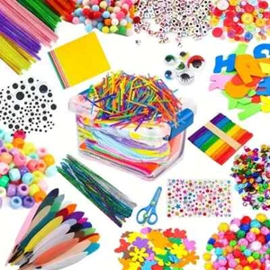 Crafting Supplies School Home Arts and Crafts DIY Toys Creative For Kids NEW - Picture 1 of 2