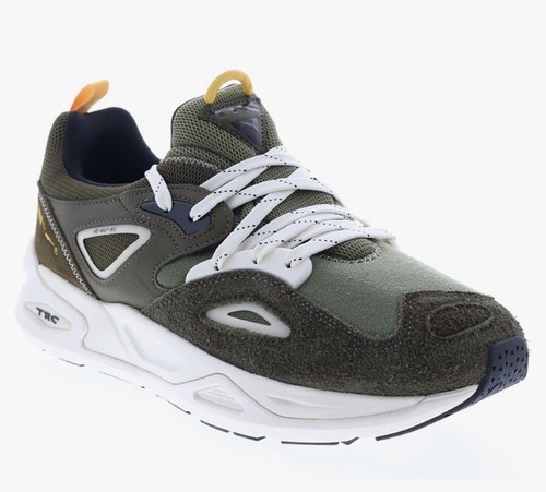 Sneakers basse Puma uomo TRC Blaze Safari scamosciate oliva taglia 10 US (MSRP $160)