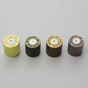 Hochwertiger E-Gitarre Bass Knopf Bronze Antik Messing Kugel Stil - Bild 1 von 4