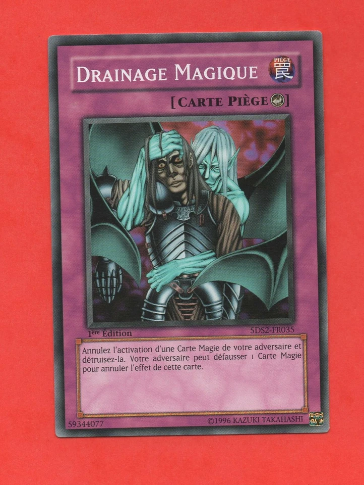 Konami Yu-Gi-Oh! No. 59344077 - Drainagr Magic - 5DS2-FR035 (A6436) - Image 1 of 1