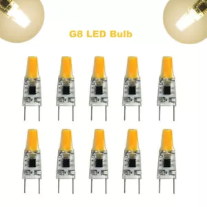 10pcs G8 G8.5 LED Bulb 1505 COB 110V Warm White Silicone lamp US Stock H - Picture 1 of 7