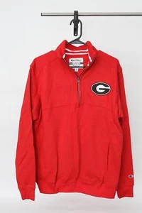 georgia bulldogs red medium pullover jacket - Picture 1 of 3