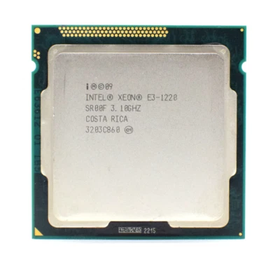 Intel Xeon E3-1220 3.1GHz 5 GT/s Quad-Core SR00F LGA 1155 CPU Processor - Image 1 of 4