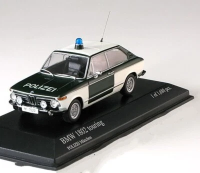 BMW 1802 Touring Polizei Munich 1972 Minichamps [400 021190] - Image 1 of 4