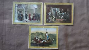 3 Chromo BON-POINT IMAGE SCOLAIRE les musees de Paris en Miniature Circa. 1880 - Foto 1 di 2