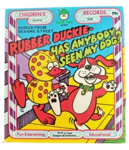 Peter Pan Records Rubber Duckie Sesame Street Songs 45 rpm EP 1508 VTG - Picture 1 of 5