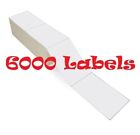 6000 4"x6" Fanfold Direct Thermal Shipping Labels for Zebra 4 X6 Rollo Printers
