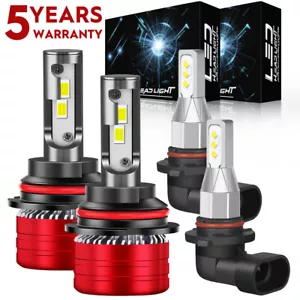 For Jeep Liberty 2002-2007 LED Headlight Bulb High Low Beam Foglight White F5HQC - Foto 1 di 14