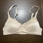 Maidenform Push Up Bra 32A Padded Cup Wire Free Comfort Devotion 09456 Nude Tan