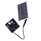 2.5W Solar Panel Fan Solar Pet Exhaust Flowing Fan For Outdoor Breeding P LL