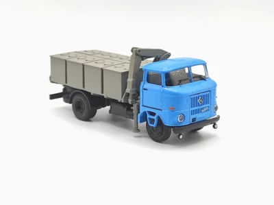 OP 87034 Umbausatz W50  Müllcontaineraufbau mit Kran, IFA,   1/87, H0, ostparts - Bild 1 von 3