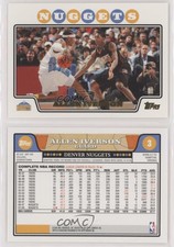 2008-09 Topps Gold Foil Allen Iverson #3 HOF