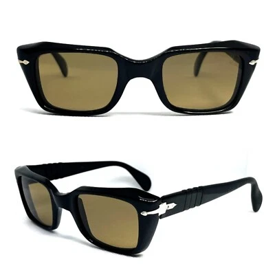 6155 Vintage Persol Ratti Sunglasses Italy Meflecto 1960's Rectangular Medium - Image 1 of 4