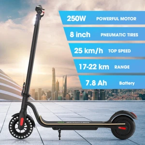Adult Electric Scooter 25KM/H 7.8AH Folding E-Scooter Safe Long Range Commuter - Picture 1 of 12