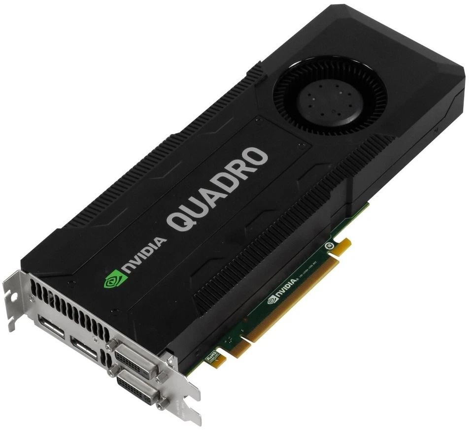 NVIDIA QUADRO K5000 4GB GDDR5 PCI-E 256-Bit 2xDP DVI-I DVI-D - Image 1 of 2
